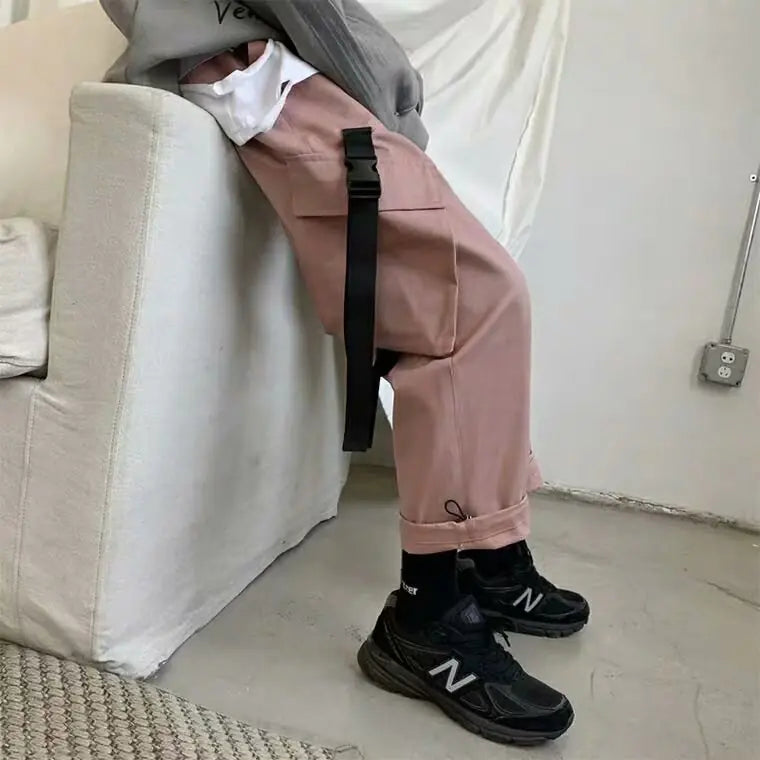 Macacão Masculino Coreano Solto e Moderno em Tamanho Grande